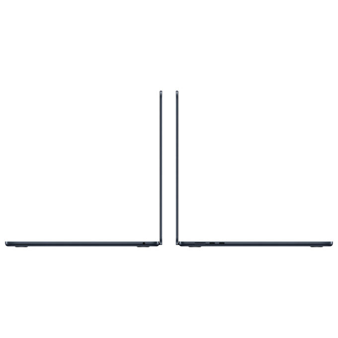 Apple MRYV3T-A MacBook Air 15'' Notebook Chip M3 CPU 8-core GPU 10-core 8 GB RAM 512 GB SSD macOS Sonoma colore Mezzanotte