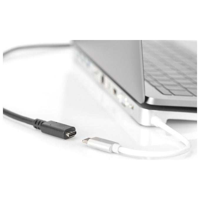 Digitus cavo prolunga usb tipo c maschio-femmina 1.5 mt 3a nero