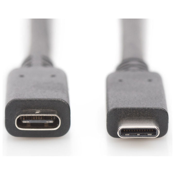 Digitus cavo prolunga usb tipo c maschio-femmina 1.5 mt 3a nero