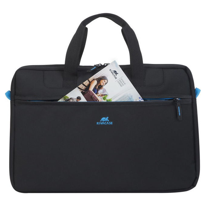 Rivacase Borsa da Corriere 8037 per Laptop 15.6 Pollici Nero in Poliestere