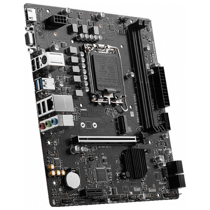 MSI PRO H610M-E Scheda Madre micro ATX LGA 1700 DDR4 Intel H610 per Core i9