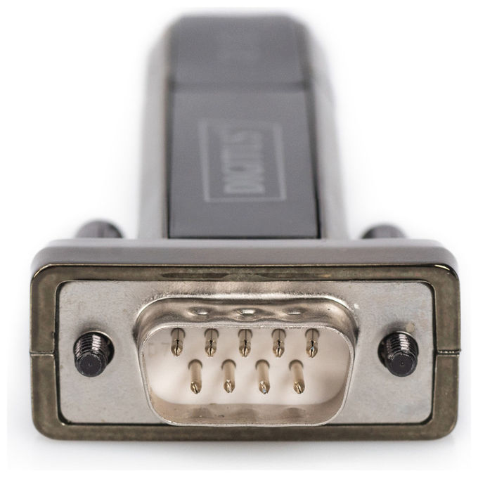 Digitus Adattatore per Seriali Usb 2.o A-M a DSUB9-M Nero