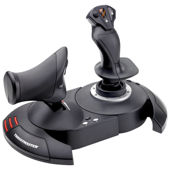 Thrustmaster T.Flight Hotas X Joystick Nero per PC, Manetta Staccabile, Simulazione Volo