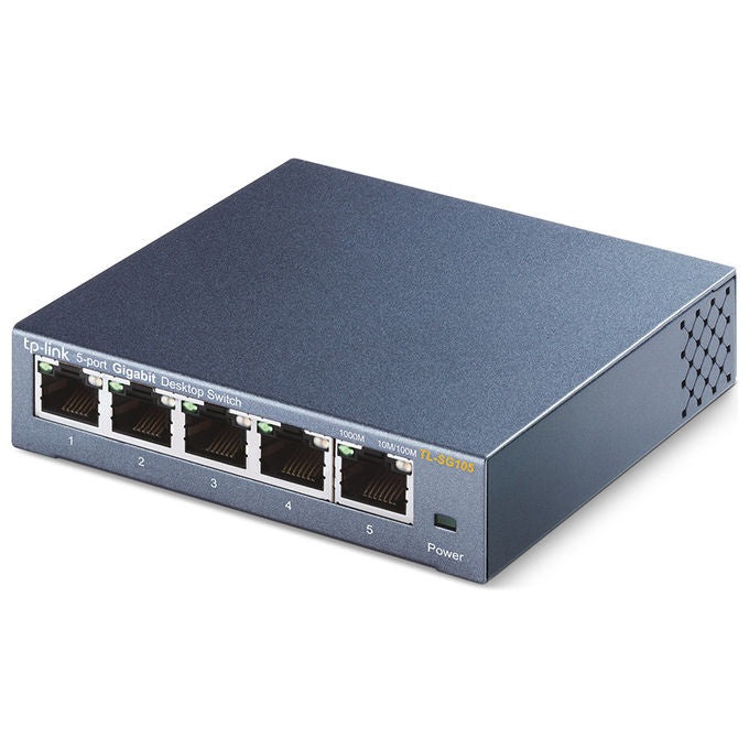 TP-Link TL-SG105 Switch Ethernet Gigabit 5 porte Non gestito Nero