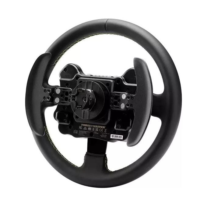 Thrustmaster Evo Racing 32R Volante da Corsa in Pelle Nero-Giallo per PC e Console