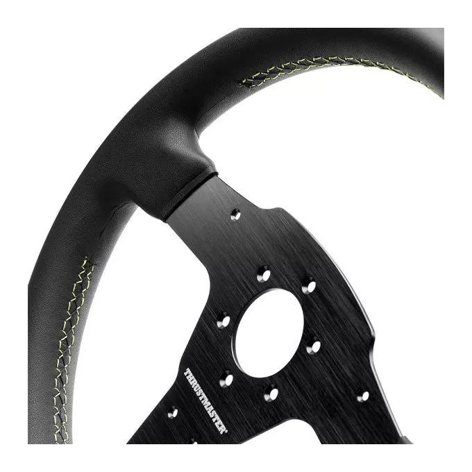 Thrustmaster Evo Racing 32R Volante da Corsa in Pelle Nero-Giallo per PC e Console