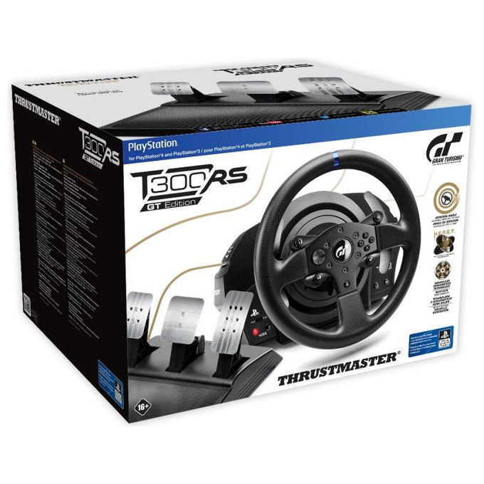 Thrustmaster T300 RS GT Volante e Pedali Nero per PC, PS4 e PS3 Analogico-Digitale
