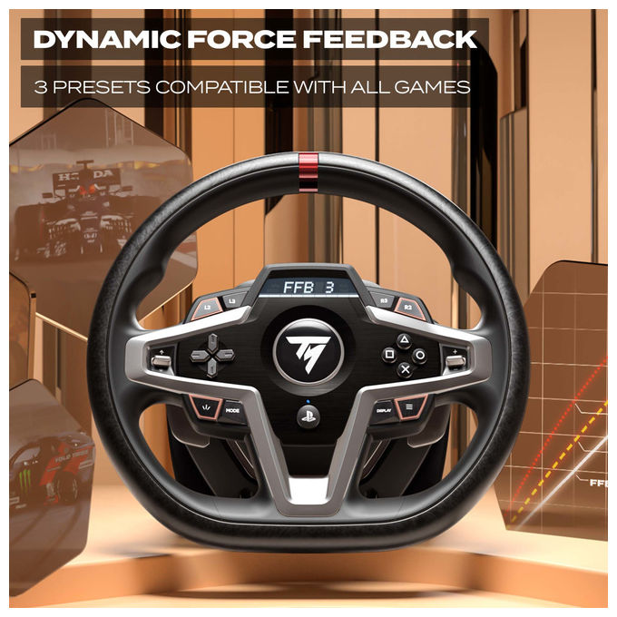 Thrustmaster T248 Volante e Pedali Magnetici per PS5-PS4-PC Hybrid Drive