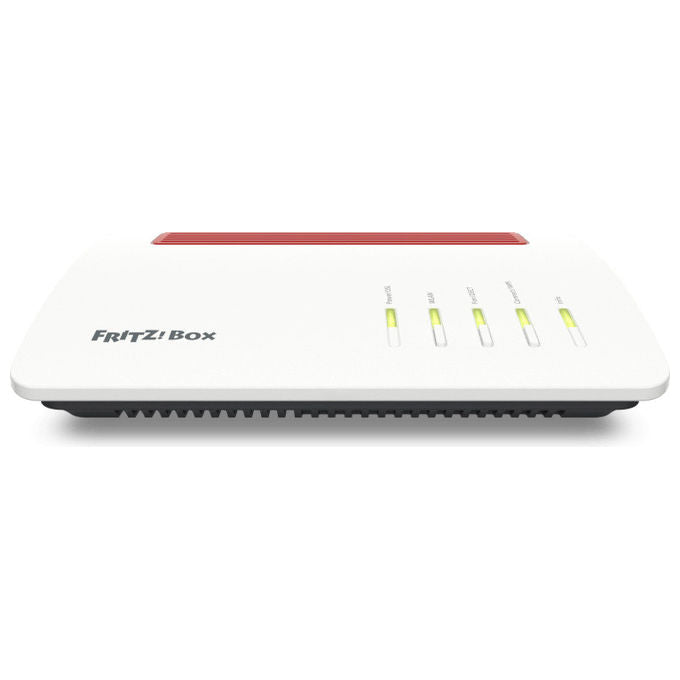 FRITZ! 20002999 FRITZ!Box 7590 AX Modem Router Wi-Fi 6 Dual Band 2400 Mbit-s 4 Porte Gigabit VDSL ADSL Mesh DECT colore Bianco