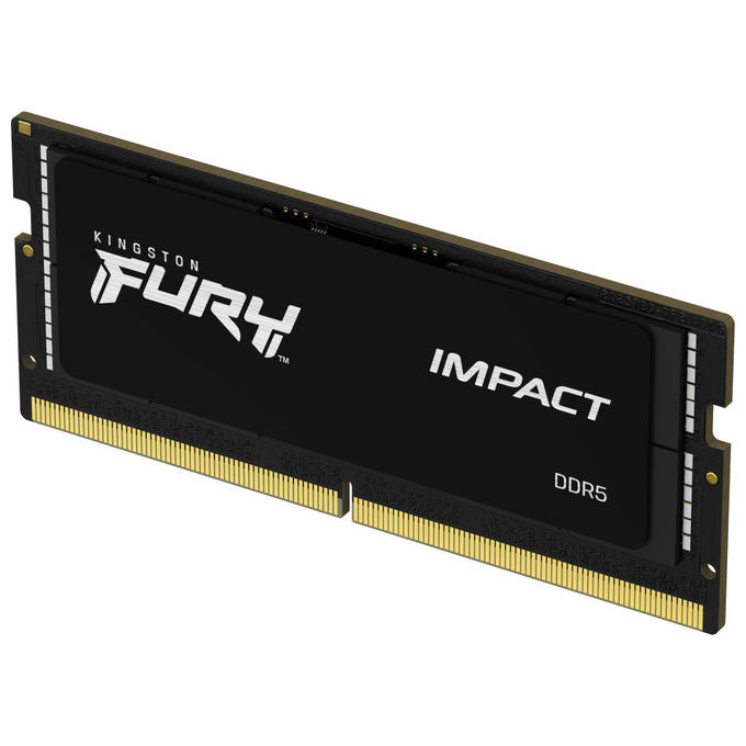 Kingston KF548S38IB-16 FURY Impact Memoria RAM SODIMM DDR5 16 GB 4800 MT-s CL38 Intel XMP 3.0 per Laptop