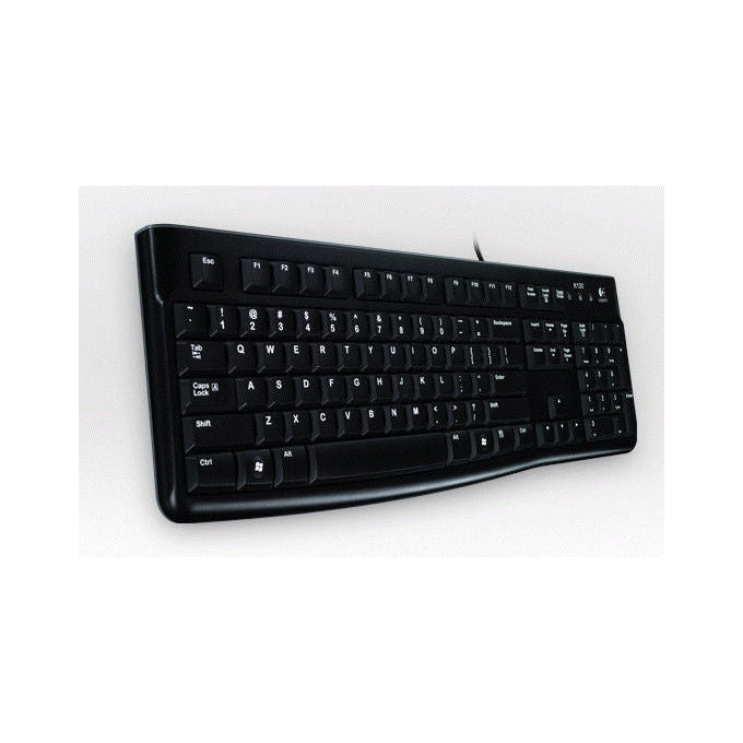Logitech tastiera retail k120 usb nera