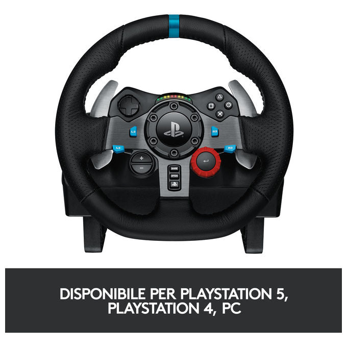 Logitech G29 Driving Force Sterzo e Pedali per Playstation 3-PlayStation 4 Nero
