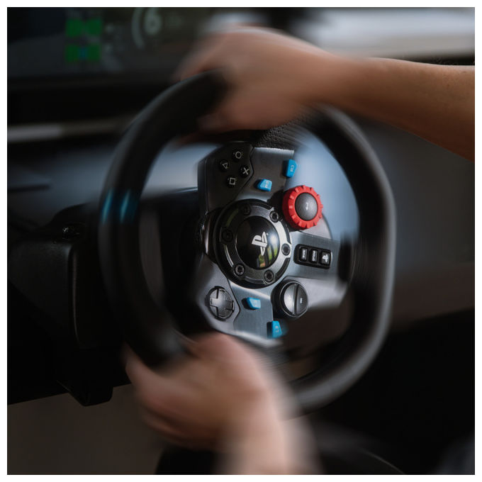Logitech G29 Driving Force Sterzo e Pedali per Playstation 3-PlayStation 4 Nero