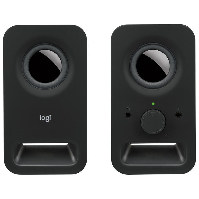 Logitech Z150 Altoparlanti PC 2.0 Canali 3W Cablati Nero Connettore 3.5mm