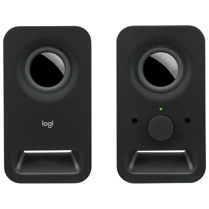 Logitech Z150 Altoparlanti PC 2.0 Canali 3W Cablati Nero Connettore 3.5mm