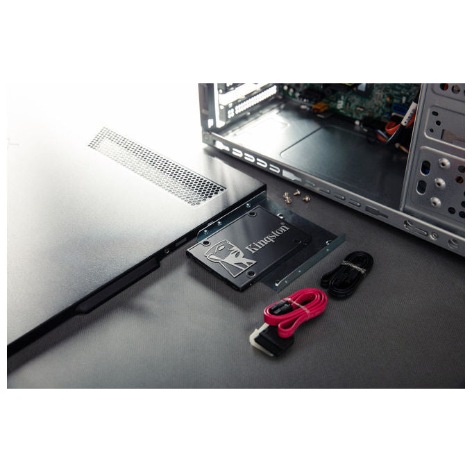 Kingston KC600 SSD, SKC600-512 Gb 2.5'' SATA Rev 3.0, 3D TLC, Crittografia XTS AES a 256-bit