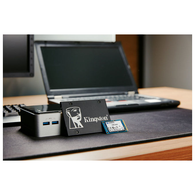 Kingston KC600 SSD, SKC600-512 Gb 2.5'' SATA Rev 3.0, 3D TLC, Crittografia XTS AES a 256-bit