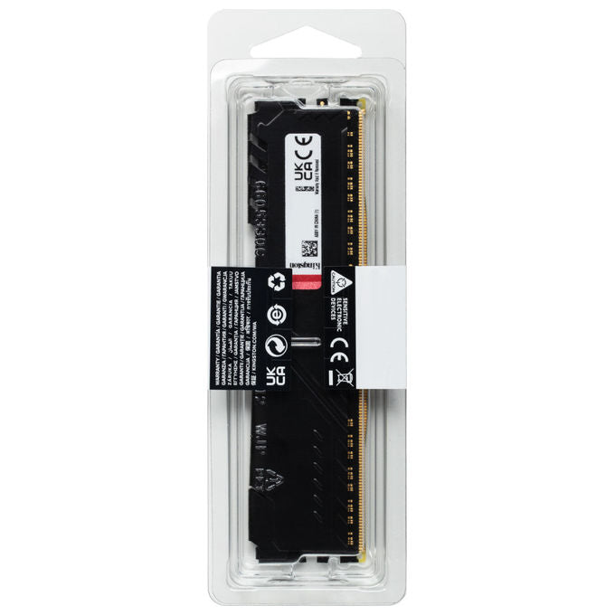Kingston KF432C16BB-32 FURY Beast Memoria RAM DDR4 32GB 3200MHz CL16 288-pin DIMM XMP 2.0 colore Nero