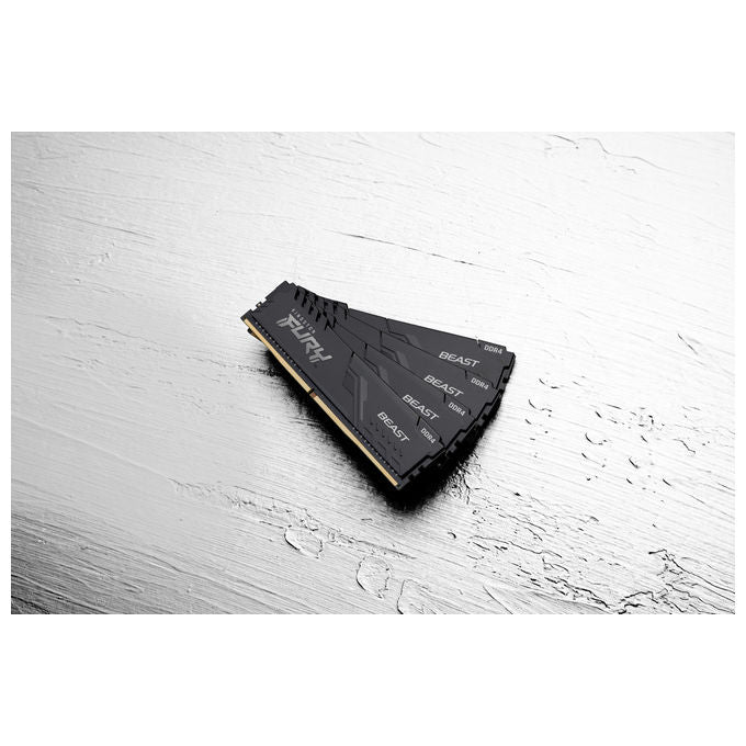 Kingston KF432C16BB-32 FURY Beast Memoria RAM DDR4 32GB 3200MHz CL16 288-pin DIMM XMP 2.0 colore Nero