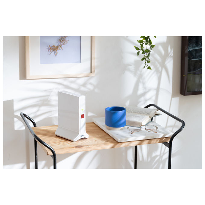Fritz! 20002991 Repeater 3000 AX Ripetitore Wi-Fi 6 Triband Mesh 4200 Mbit-s 2 Porte LAN Gigabit colore Bianco