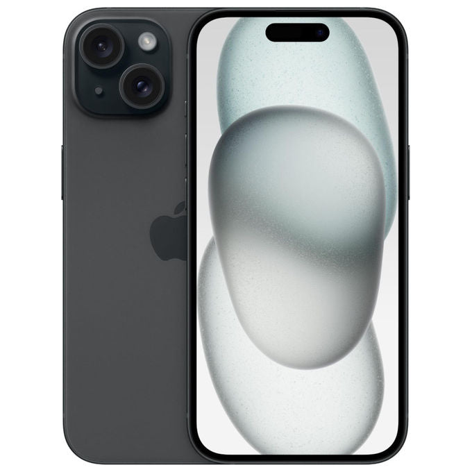 Apple MTP63QL-A iPhone 15 Smartphone 6.1'' 256GB 5G chip A16 Bionic fotocamera 48MP IP68 colore Nero