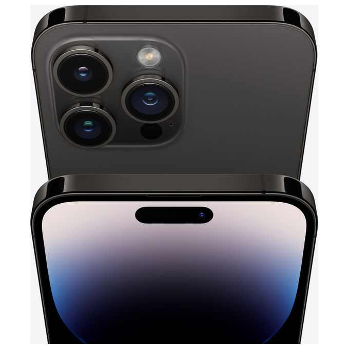 Apple MPXV3QL-A iPhone 14 Pro Smartphone 5G 6.1'' 128GB Chip A16 Tripla Fotocamera 48MP Dynamic Island colore Nero