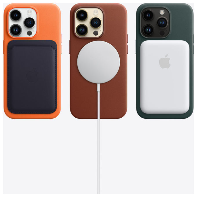 Apple MPXV3QL-A iPhone 14 Pro Smartphone 5G 6.1'' 128GB Chip A16 Tripla Fotocamera 48MP Dynamic Island colore Nero