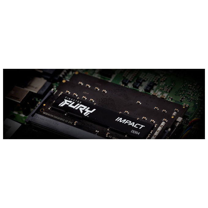 Kingston KF432S20IBK264 FURY Impact Memoria RAM DDR4 64GB 2x32GB 3200MHz CL20 SO-DIMM 260-pin 1.2V colore Nero