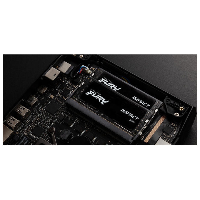 Kingston KF432S20IBK264 FURY Impact Memoria RAM DDR4 64GB 2x32GB 3200MHz CL20 SO-DIMM 260-pin 1.2V colore Nero