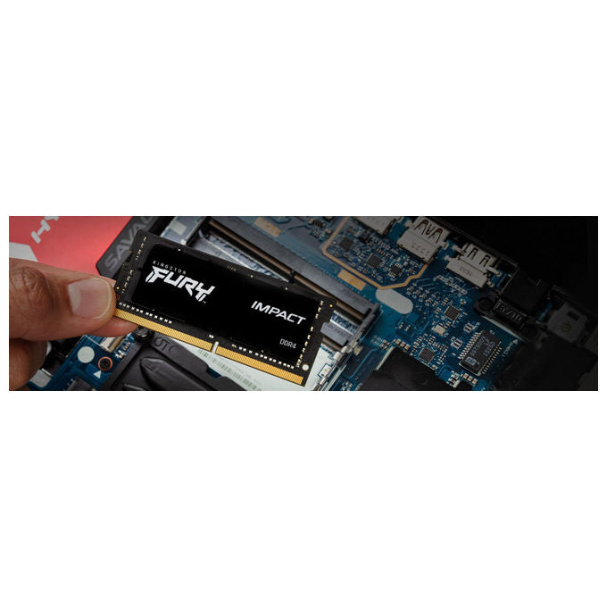 Kingston KF432S20IBK264 FURY Impact Memoria RAM DDR4 64GB 2x32GB 3200MHz CL20 SO-DIMM 260-pin 1.2V colore Nero