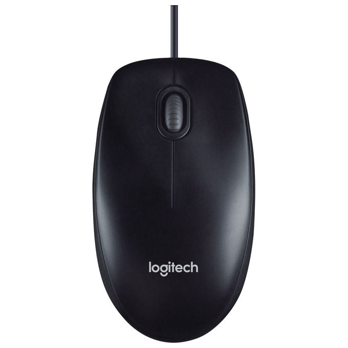 Logitech M90 Mouse Ottico USB Ambidestro 1000 DPI Nero per Ufficio e PC 2 Tasti