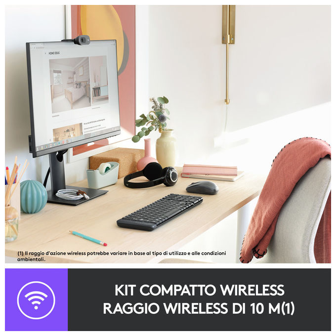 Logitech Wireless Desktop Mk220 Italian Layout