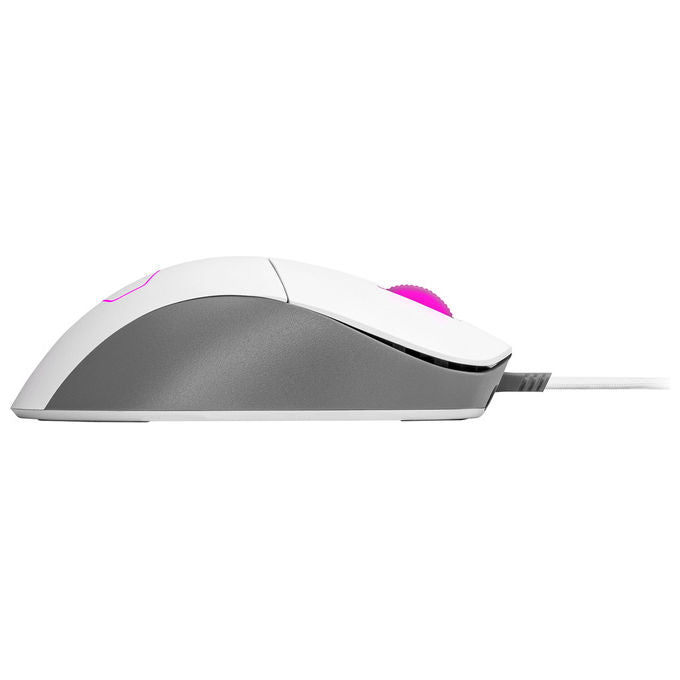Cooler Master MM730 Mouse Gaming Ottico 16000 DPI Switch Ottici RGB 48g cavo Ultraweave colore Bianco