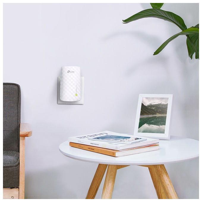 TP-Link RE200 Ripetitore Wi-Fi Dual Band AC750 433Mbps Bianco con Porta Ethernet