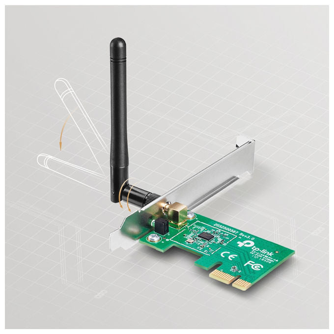 TP-Link TL-WN781ND Scheda Rete Wireless PCI Express Wi-Fi 150Mbit-s 2.4GHz