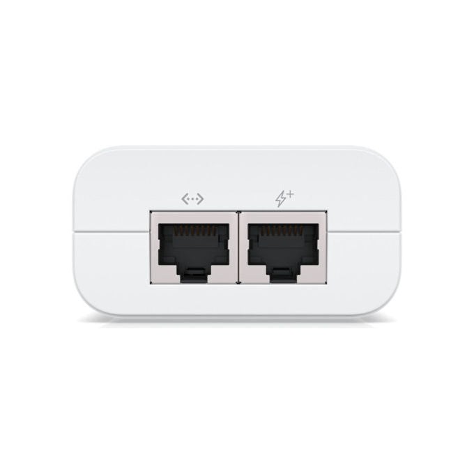 Ubiquiti U-POE-AT Adattatore PoE+ Gigabit Ethernet Bianco 30W IEEE 802.3at Networking