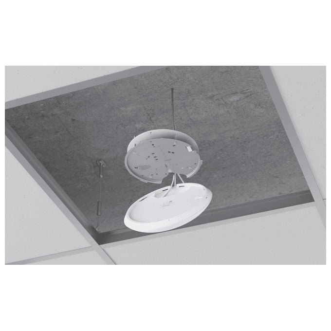 Ubiquiti U7-PRO Access Point WiFi 7 Tri-Band 2.4 5 6 GHz 5800 Mbit-s MU-MIMO PoE 140 m² colore Bianco