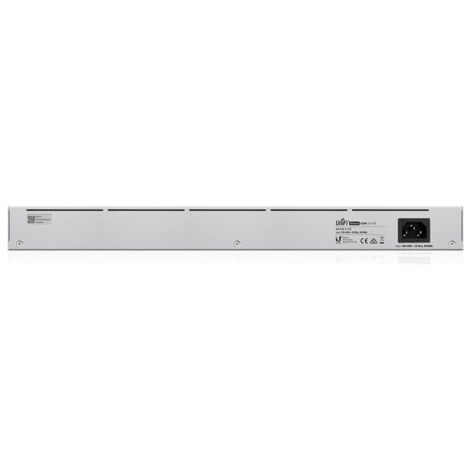 Ubiquiti USW-24-POE UniFi Switch 24 Porte Gigabit PoE+ L2-L3 Gestito 2 SFP 52 Gbit-s colore Argento
