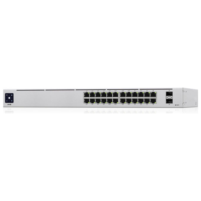 Ubiquiti USW-24-POE UniFi Switch 24 Porte Gigabit PoE+ L2-L3 Gestito 2 SFP 52 Gbit-s colore Argento