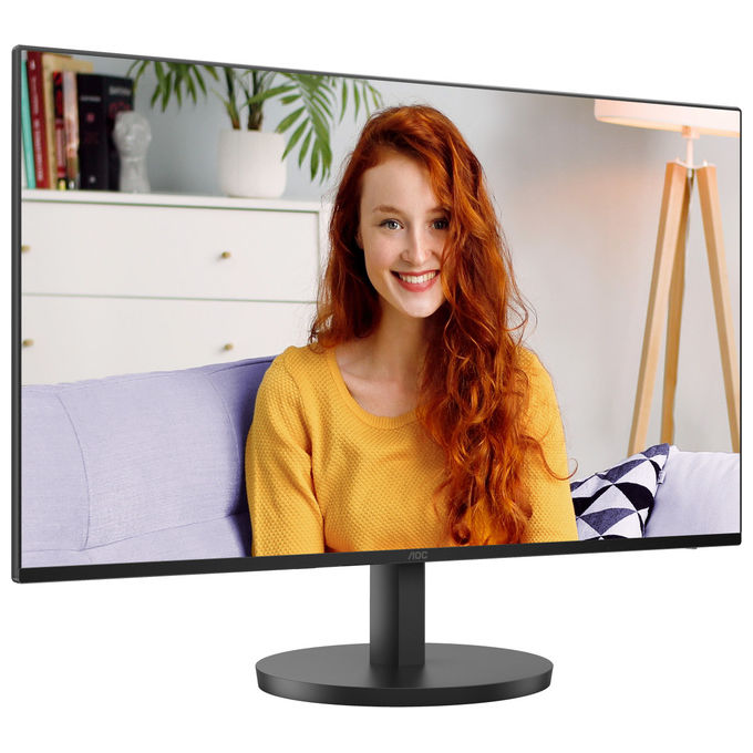 AOC 24B3HA2 Monitor PC 23.8'' Full HD IPS LED 100Hz 1ms Altoparlanti Integrati Senza Cornice VESA colore Nero