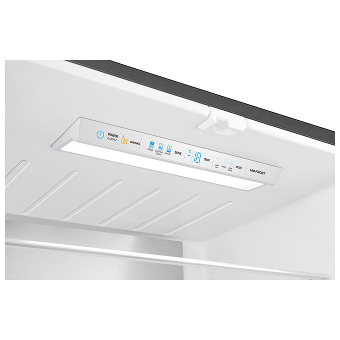 Hisense RF540N4SBF2 Frigorifero French Door 480 L 182 cm Classe E 40 dB Total No Frost Compressore Inverter colore Nero