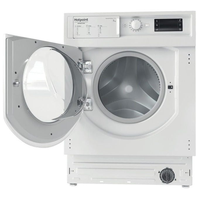 Hotpoint BI WMHG 71483 EU N Lavatrice Carica Frontale da Incasso Partenza Differata Classe energetica D (A+++) Capacita' di carico 7 Kg Centrifuga 1400 Giri-min Motore Inverter Woolmark Green