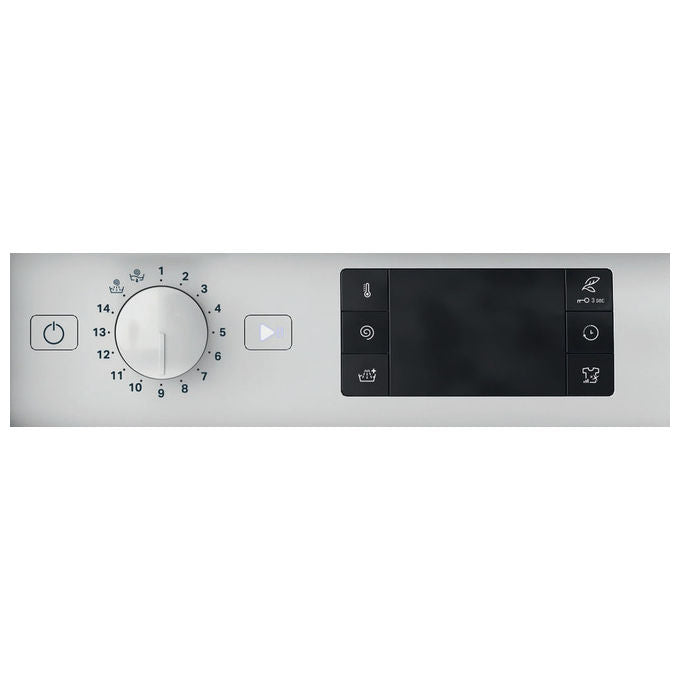 Hotpoint BI WMHG 71483 EU N Lavatrice Carica Frontale da Incasso Partenza Differata Classe energetica D (A+++) Capacita' di carico 7 Kg Centrifuga 1400 Giri-min Motore Inverter Woolmark Green