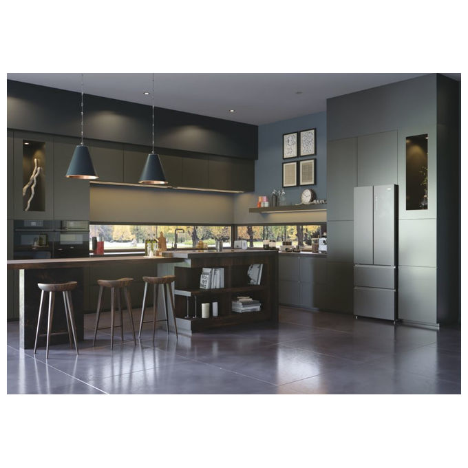 Haier HB20FPAAA Frigorifero French Door 479 L 200 cm Classe E 37 dB Total No Frost MyZone colore Argento