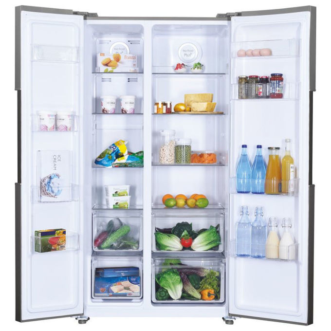 Candy CHSVN174X Frigorifero Americano Side by Side 532 L 177 cm Classe E 39 dB No Frost colore Inox