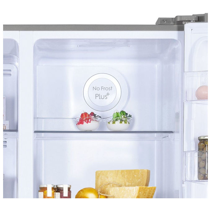 Candy CHSVN174X Frigorifero Americano Side by Side 532 L 177 cm Classe E 39 dB No Frost colore Inox