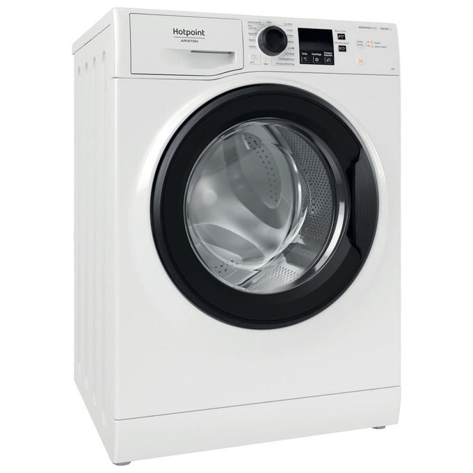 Hotpoint NF825WK IT Lavatrice carica frontale 8 Kg Classe B Profondita' 60 cm Centrifuga 1200 giri Funzione Vapore Motore Inverter