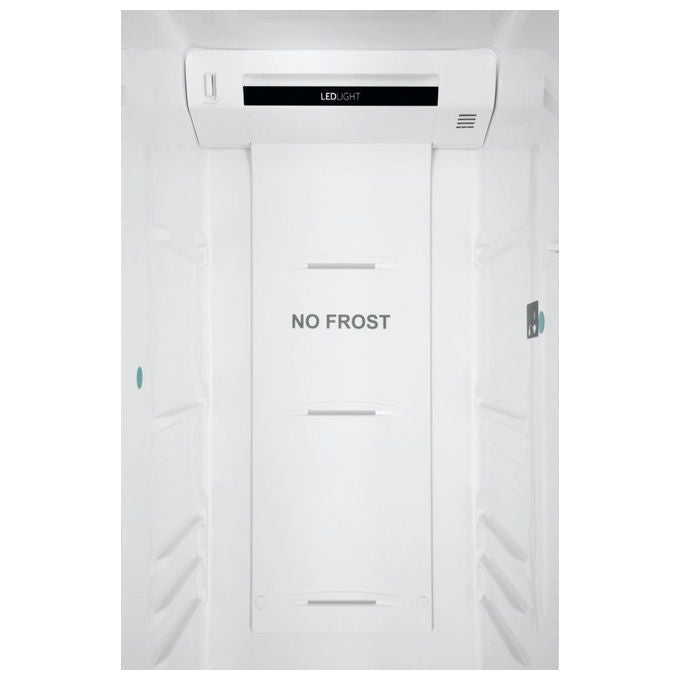 Haier HSR3918ENPG Serie 3 Frigorifero Side by Side 528 L 177 cm Classe E 38 dB No Frost Inverter Multi Air Flow colore Argento