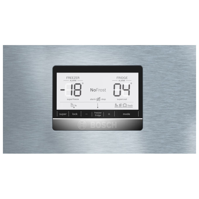 Bosch KGN86AIDR Serie 6 Frigorifero Combinato 631 L 186 cm Classe D 39 dB No Frost (186x86x81 cm) colore Acciaio Inox Antimpronta