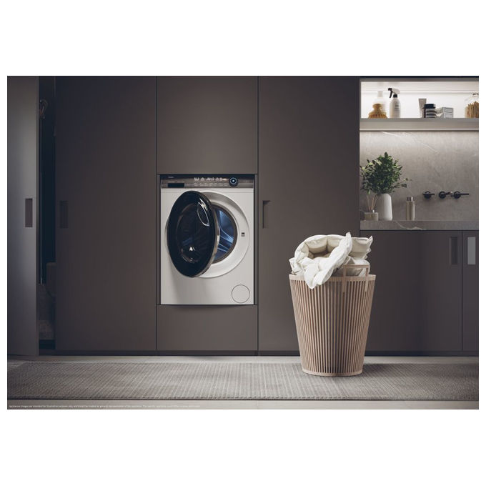 Haier I-Pro Series 7 HW90-B14IGIU1-IT Lavatrice Caricamento Frontale 9Kg 1400 Giri-min Classe Energetica B Bianco